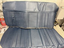 Usa-1 Front Bench Seat Upholstery For 1981-1987 Chevroletgmc Blue Vinyl New