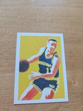1990-91 NBA Hoops - Art Card Team Checklist Chris Mullin #363
