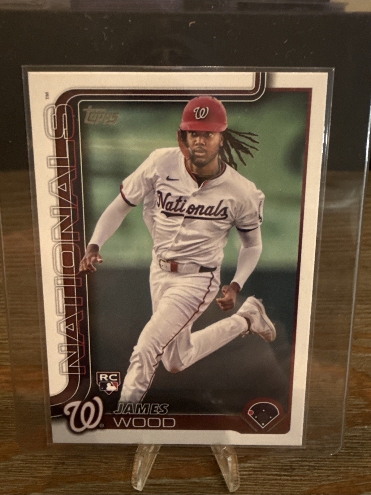 2025 Topps Series 1 - James Wood #181 Spring Training (RC)