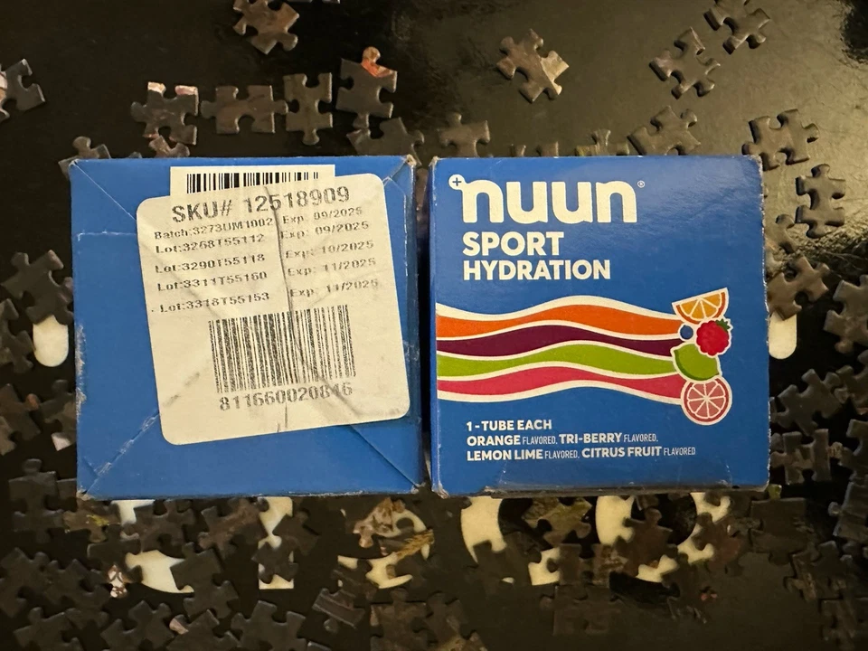 Tabletas electrolíticas hidratación deportiva nuun selladas de 8 tubos variedades de cítricos y bayas Foto 4 de 4