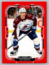 2025-26 O-Pee-Chee #157 Josh Manson Red Border Colorado Avalanche
