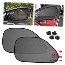 2 Pack Universal Car Window Shade for Baby, Kids, and Pets - Side Sun Visor,