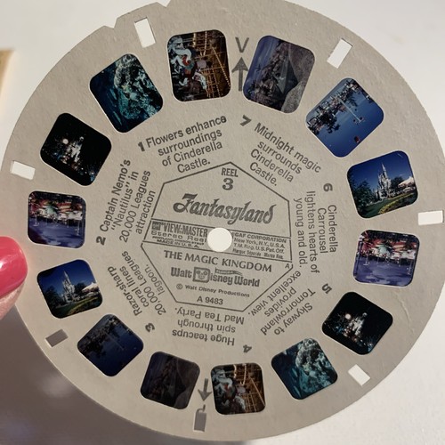 View-Master WALT DISNEY WORLD FANTASYLAND - A948 - 3 Reel Set (V5) - Picture 6 of 10