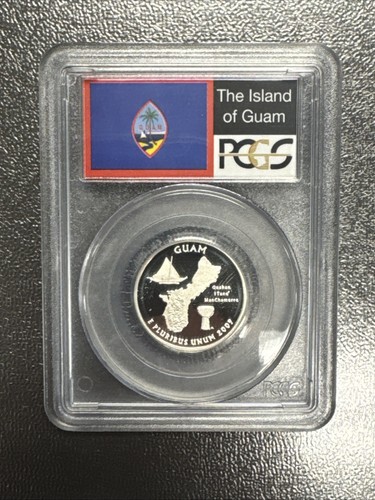 2009-S 6 Coin State Quarter Silver Proof Set PCGS PR69 DCAM Flag Labels. - Picture 10 of 14