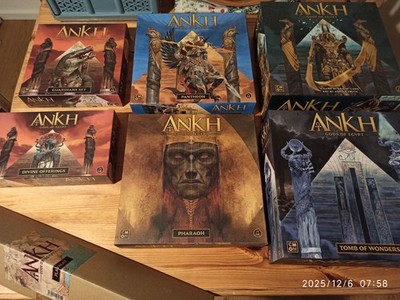 Ankh: Gods of Egypt   Eternal Pledge Kickstarter + Playmat, CMON