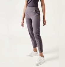 Athleta Brooklyn Ankle Pants Womens Dusk Violet Stretch Pull On Mid Rise SZ 6