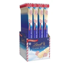 Lindt White Chocolate Peppermint Candy Stick 1.2 oz 24 Pack