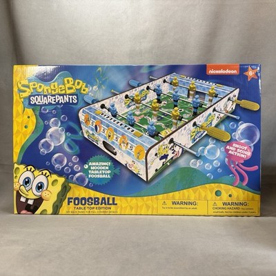 Nickelodeon SpongeBob SquarePants Table Top Edition Foosball Game - NEW Sealed