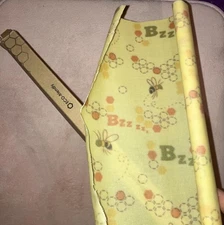 Reusable Beeswax Food Wrap 13x39 Inch – Eco-Friendly Sustainable Bread & Cheese