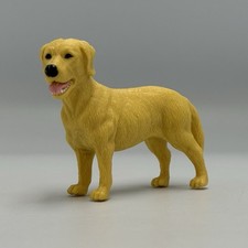 Vintage Tree House Kids Dog Yellow Labrador Golden Retriever Figurine Toy 3&rdquo;