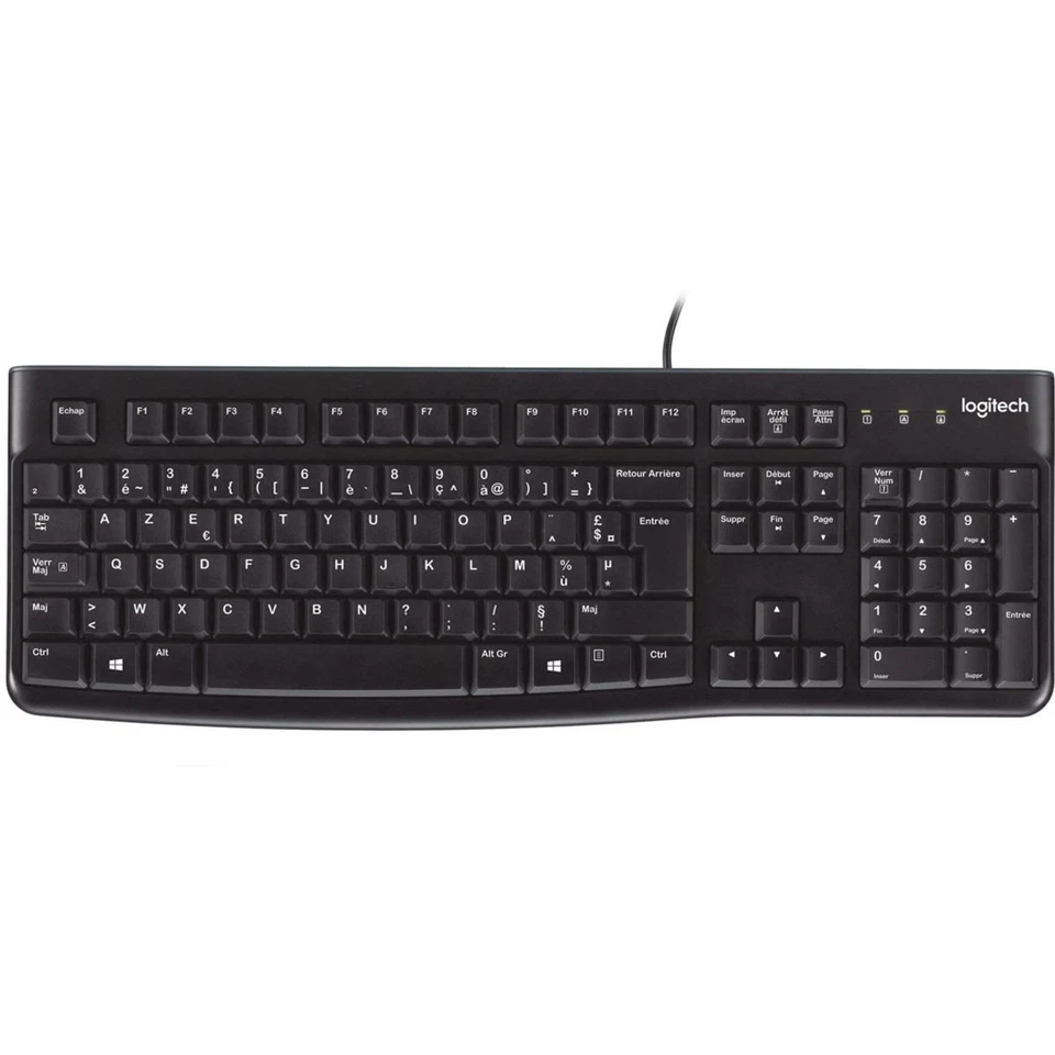 Clavier filaire LOGITECH K120 USB touches silencieuses - Photo 1/4