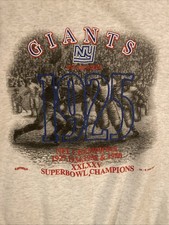 Vintage 1994 New York Giants Sweatshirt Large Gray Nutmeg Football NFL 1925