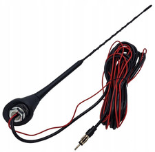 Aktive Dachantenne 16V Look 12V Verstärker 5m Kabel 41cm