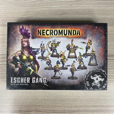 10 NECROMUNDA ESCHER GANG GAMES WORKSHOP WARHAMMER 40K 40.000 SEALED CITADEL GW