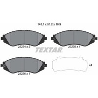 Textar 2323401 Bremsbelagsatz FüR Chevrolet Daewoo Nubira Rezzo Leganza Lanos