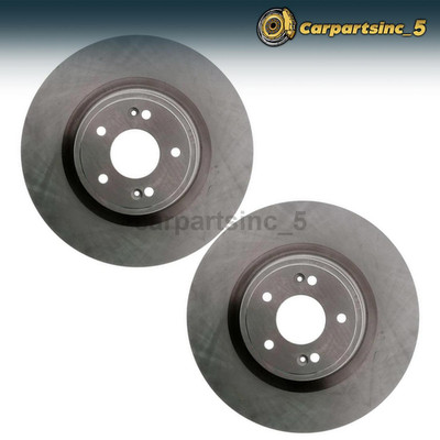 2 Front Brake Rotor for Kia Stinger 3.3L 2018 2019, for Genesis G70 3.3L 2019