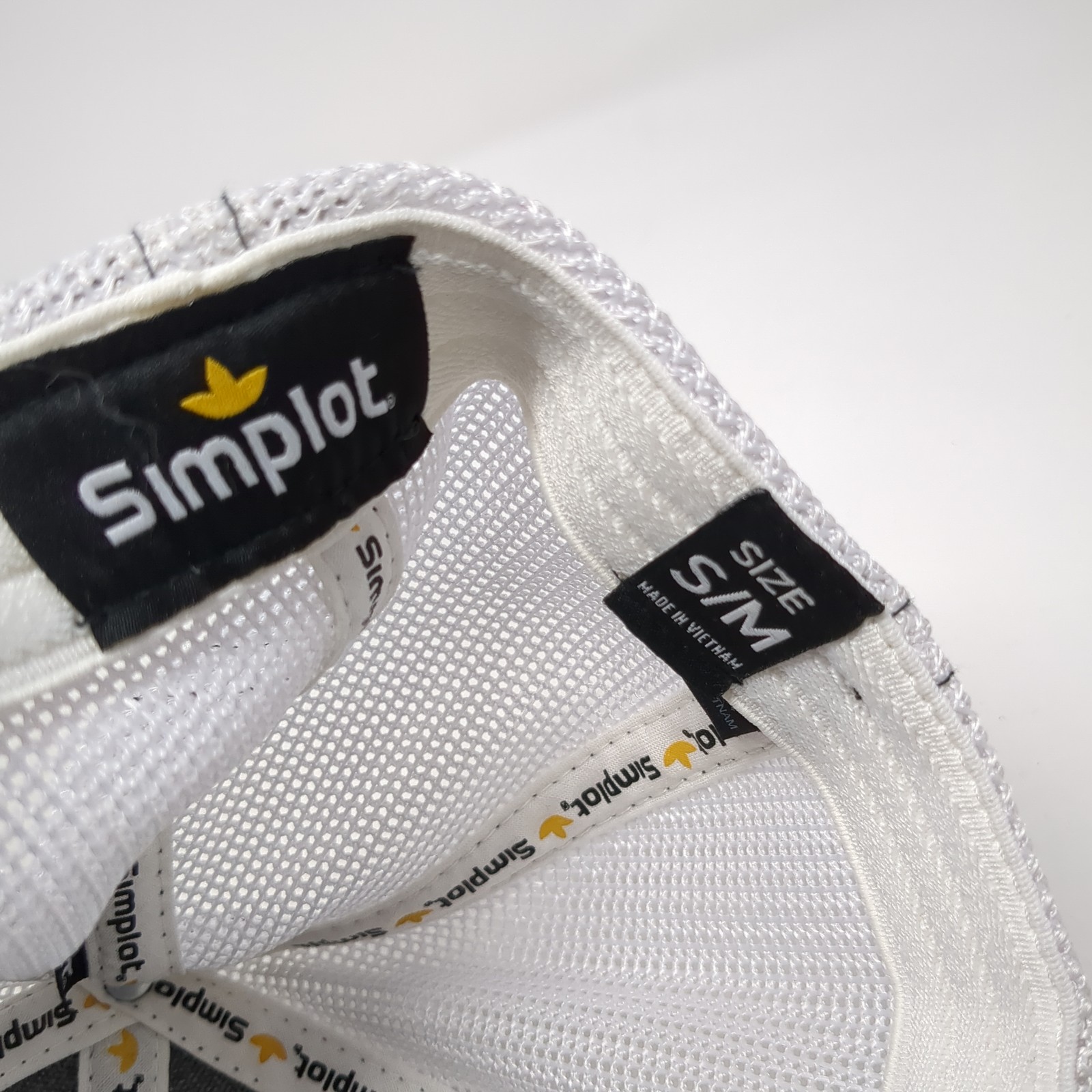 Simplot Fitted Trucker Hat Black Medium Embroider… - image 9