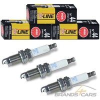 3X NGK ZÜNdkerze V-LINE FÜR Seat Ibiza Toledo Skoda Fabia VW Polo 9N 6R FOX 1.2