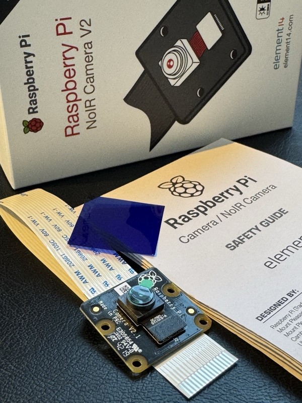 Genuine Raspberry Pi NoIR Infrared Camera Board, Sony IMX219 8-Megapixel Sensor