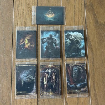 Elden Ring Twin Wafer Cards 7 Pieces JPN Limited Edition Rare Video Game Model V