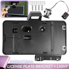 For Jeep Wrangler JK 2007-2017 Rear License Plate Mounting Holder Bracket Light