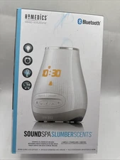 HEMEDICS SOUND SPA SLUMBERSCENTS, ALARM CLOCK, DIFFUSER, SOUND MACHINE