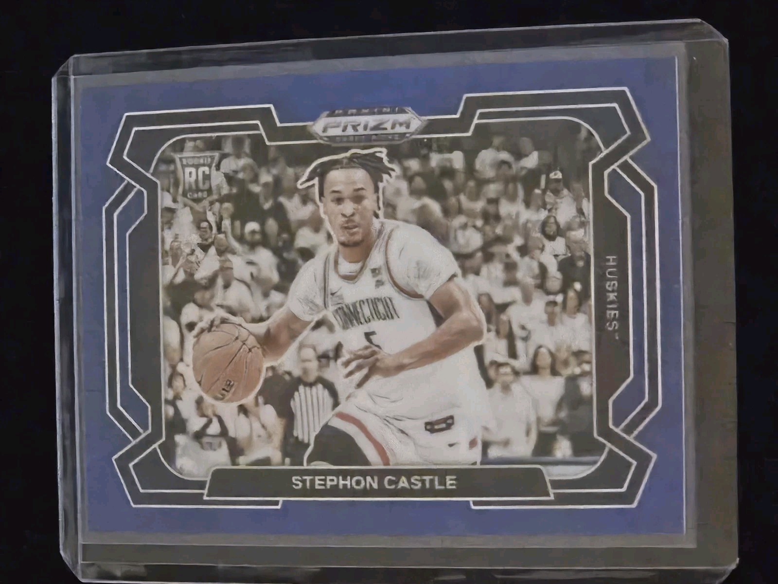 Stephon Castle 2024 Panini Prizm Draft Picks #17 Variation Blue Holo /199