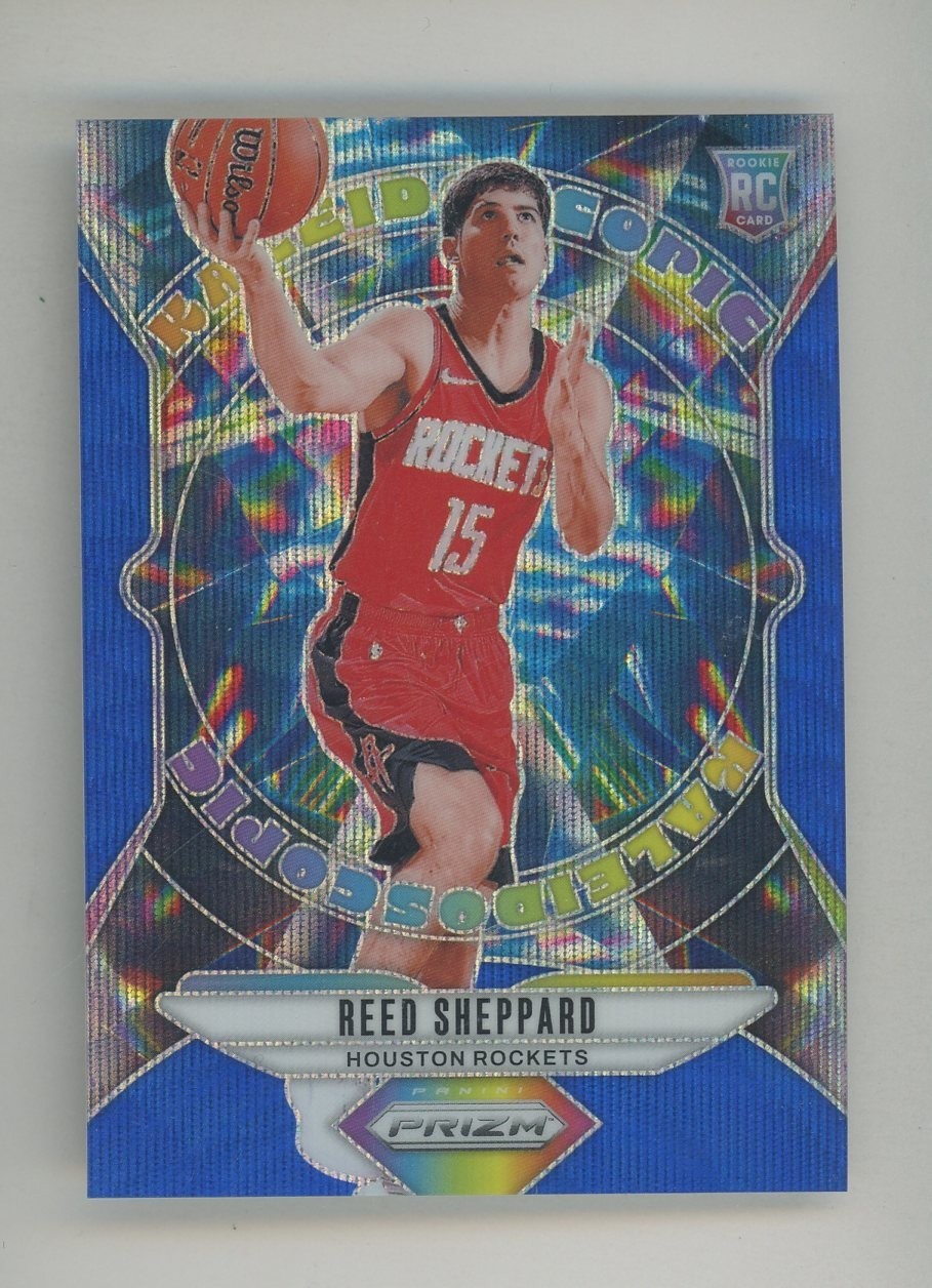 2024-25 Panini Blue Wave Prizm Kaleidoscopic #24 Reed Sheppard RC Rookie /175