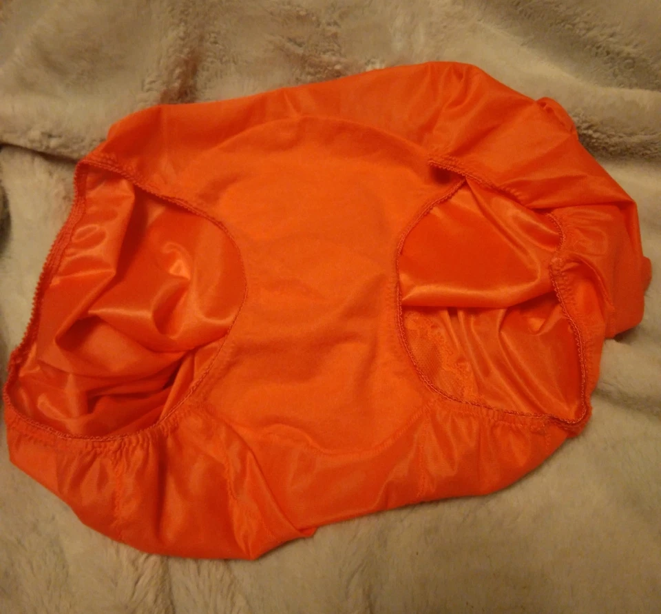 Bragas vintage Vanity Fair tricot sedoso nailon y encaje talla 6 Foto 3 de 4