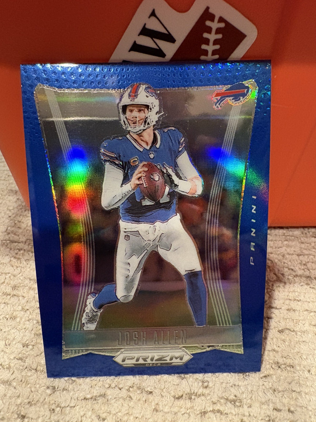2024 Panini Blue Prizm Deca #28 Josh Allen Bills /149 SP Bills