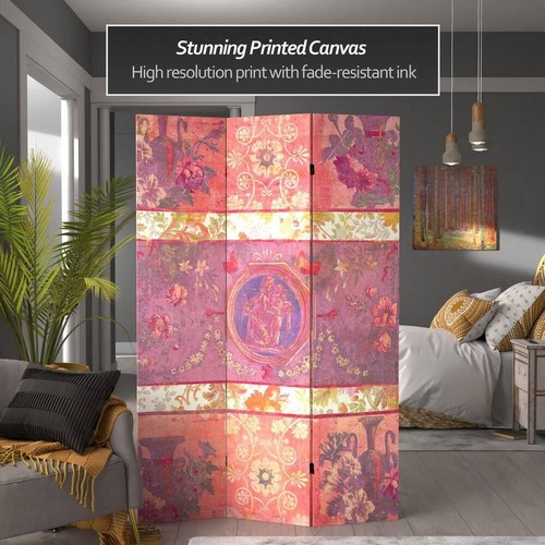 Oriental Furniture 6 ft. Printed 3-Panel Room Divider - Picture 5 of 5