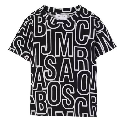 Little Marc Jacobs Kids All-Over Logo T-Shirt, Size 6
