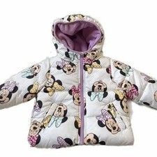 Disney Jumping Beans Minnie Mouse Hooded Puffer Jacket 12M