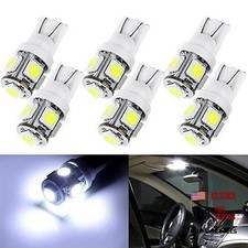 6x White T10 W5W Wedge 194 LED Bulb Car Dome Map License Plate Light