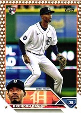 2023 Topps #494 Brendon Davis Gold Star