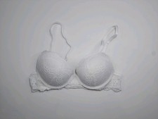 Size 32A Bra Very Sexy Bombshell Add 2 Cup Super Push up Bra 32A White Lace