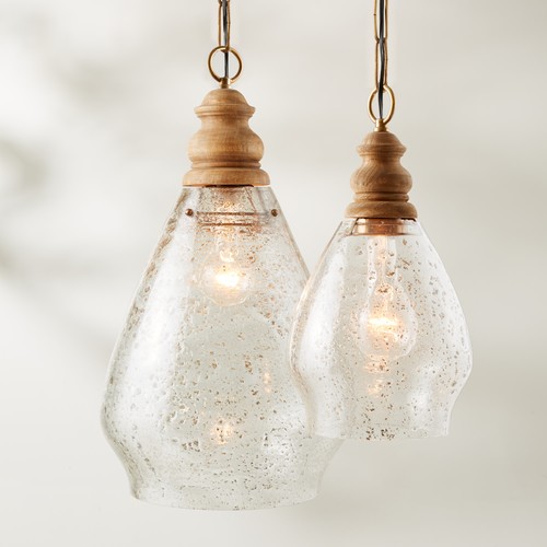 Capital Lighting 330413 Light Wood Single Light 9"W Mini Pendant - Picture 3 of 8