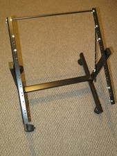 Stagg wheeled 12U steel stand for rackmountable 19" audio equipment / VGC