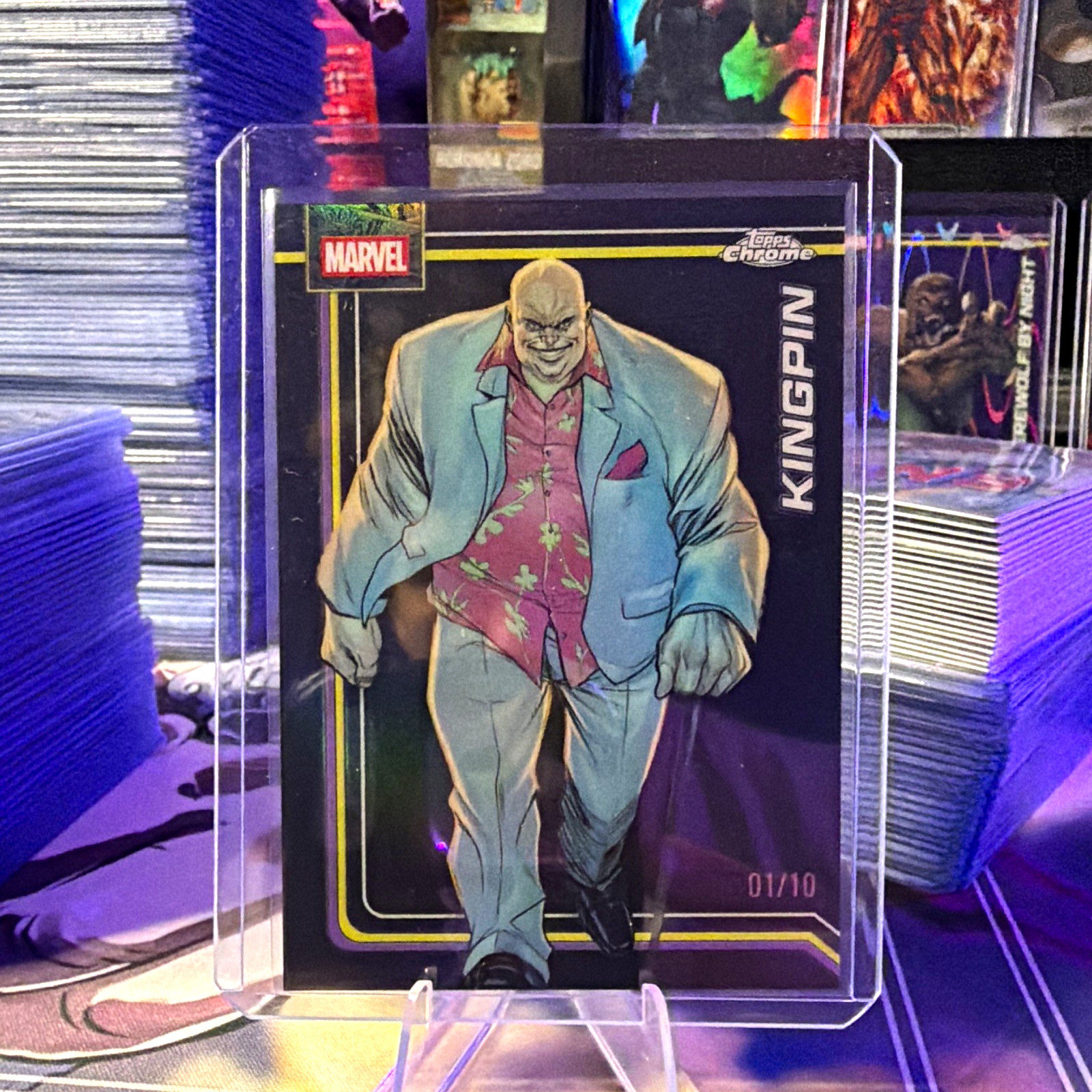 Topps Chrome Marvel 2026 Kingpin #065 Serial Numbered Parallel 01/10