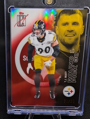 2025-26 Topps Signature Class T.J. Watt #96 Red 20/25