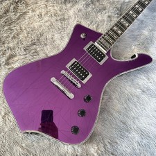 US WarehousePaul Stanley Purple Iceman electric guitar Silver hardware HH pickup