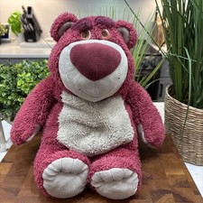 Disney Store Toy Story 3 Lotso Huggin Bear Plush Stuffed Animal Strawberry Scent