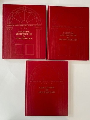 3 Volumes of Architectural Treasures of Early America Hardcover 1977 See Photos