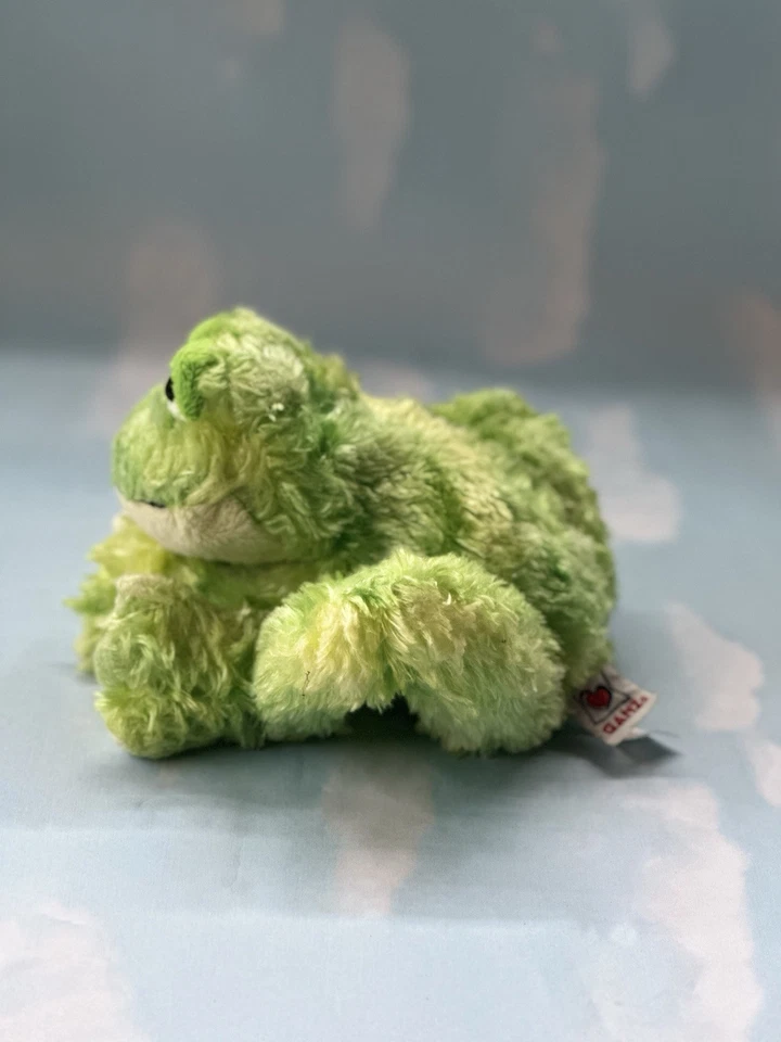 Frog Tie Dye Green Floppy Plush Stuffed Animal Soft Toy No Code 8" Ganz Webkinz - Image 2 of 4