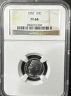 1957 10c Proof Roosevelt Dime - PF68 NGC