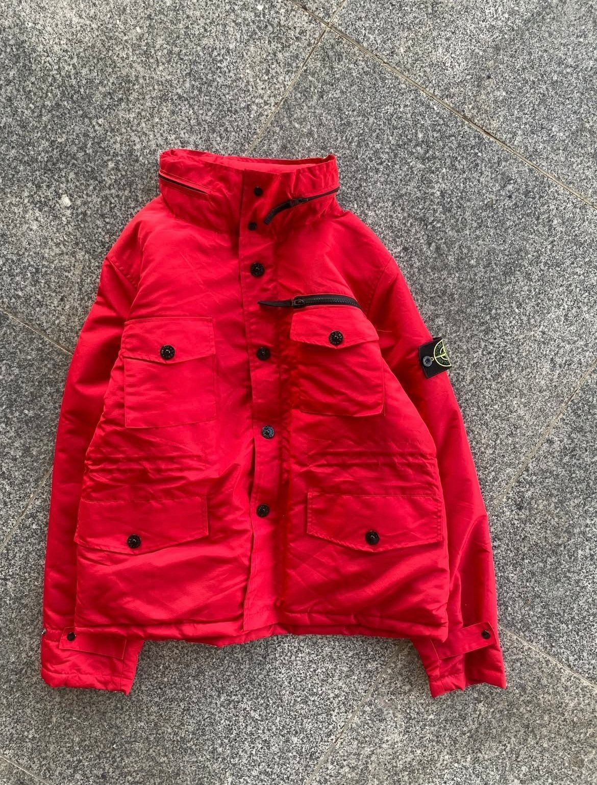 Stone Island Micro Reps Red Field Jacket - Vintage Archive Art 571540222
