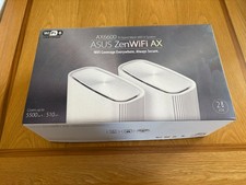 ASUS ZenWiFi XT8 AX6600 Tri-Band Mesh Wi-Fi 6 System - White (Set of 2)