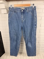 Levi s Premium Boy Jean Carpenter Jeans 28 Vintage Wash Denim Pants