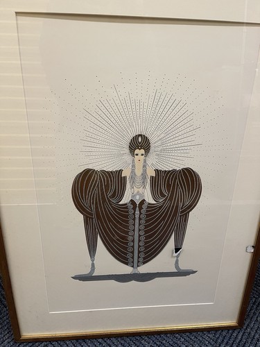ERTE (ROMAINE DE TIRTOFF) Lithograph " RADIANCE" 1987 Framed - Picture 2 of 3