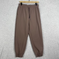 Athleta Metropolis Joggers Women  s Size 4 Chocolate Brown Travel Athleisure